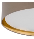 Round ceiling lamps - TK Lighting BILBAO BEIGE/GOLD CEILING LAMP 4 LIGHT 600 4399 - product 2