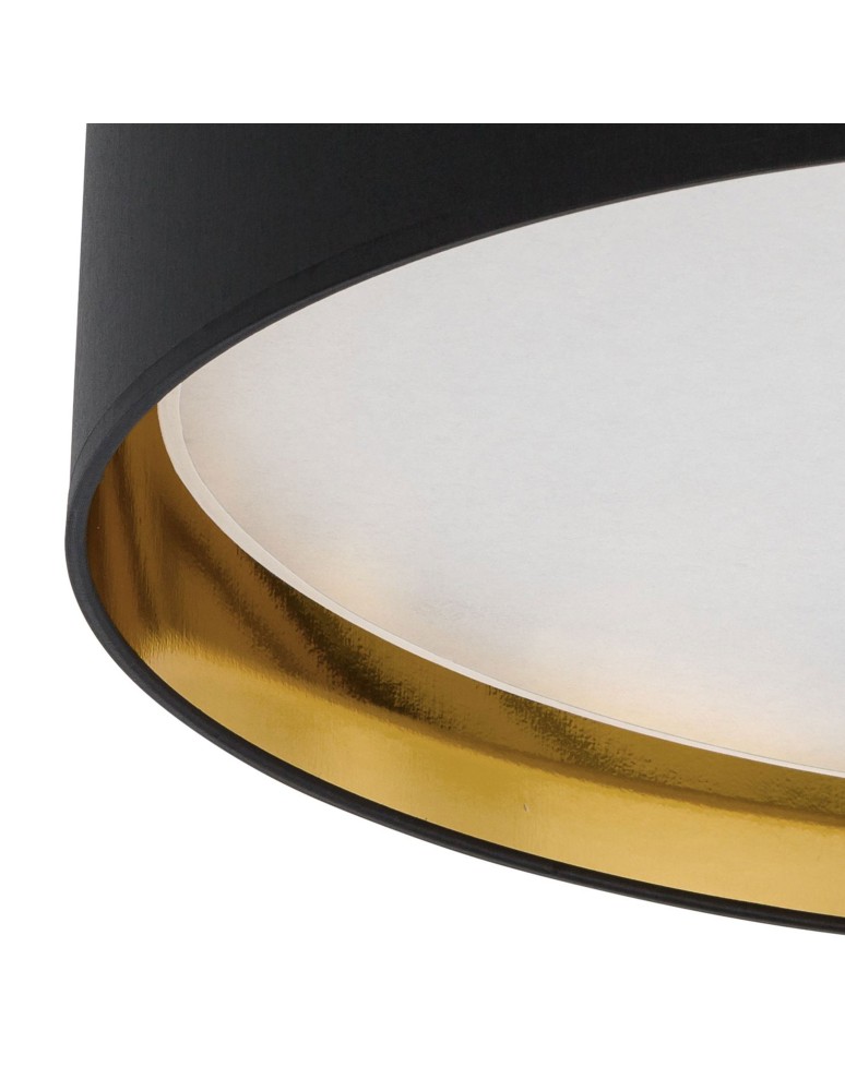 Round ceiling lamps - TK Lighting BILBAO BLACK/GOLD CEILING LAMP 4 LIGHT 600 3432 - product kolory-swiatla.pl 2