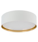 Round ceiling lamps - TK Lighting BILBAO WHITE/GOLD CEILING LAMP 4 LIGHT 600 3433 - product 1