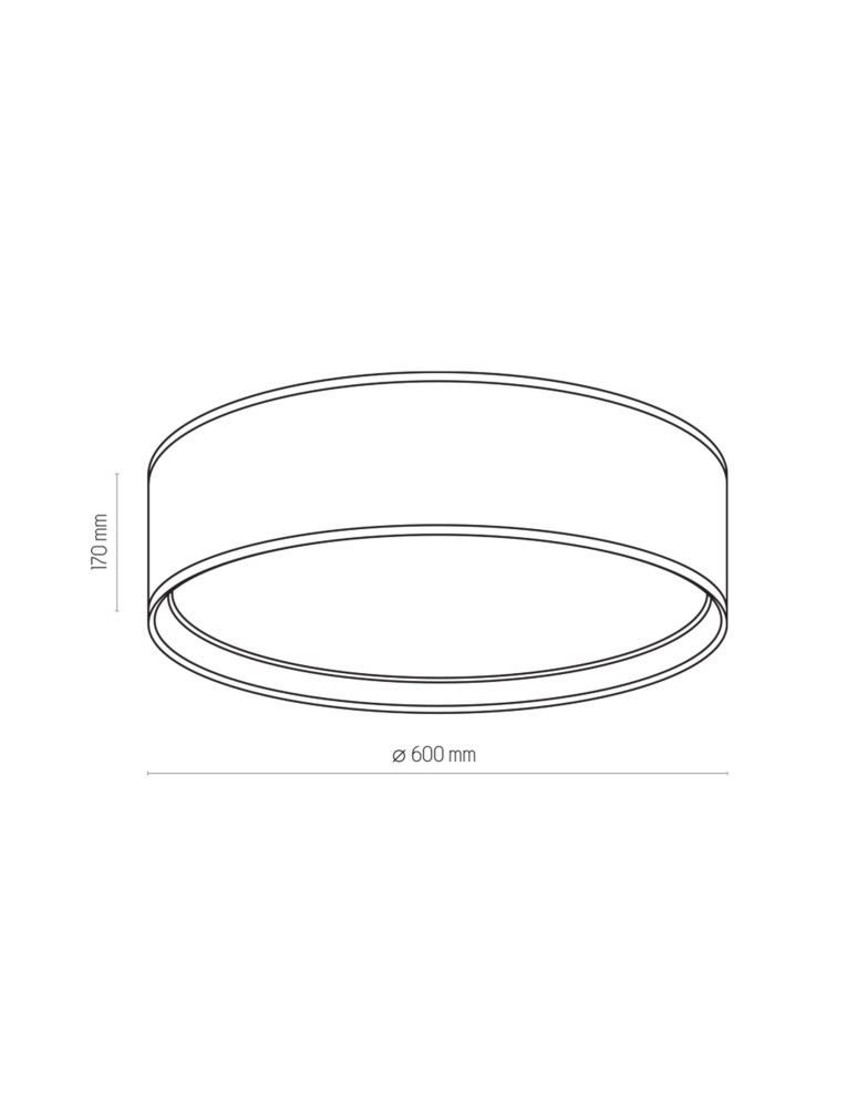 Round ceiling lamps - TK Lighting BILBAO WHITE/GOLD CEILING LAMP 4 LIGHT 600 3433 - product kolory-swiatla.pl 3