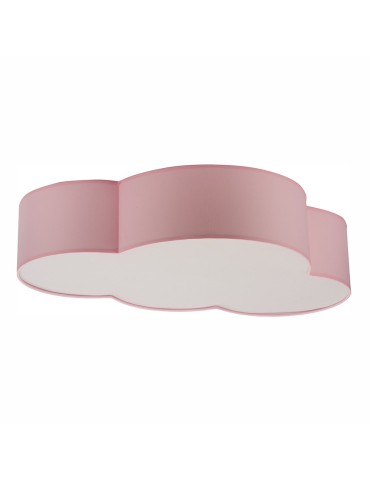 TK Lighting CLOUD PALE PASTEL ROSE PAVALIAN CEILING LAMP 4 FL 6072