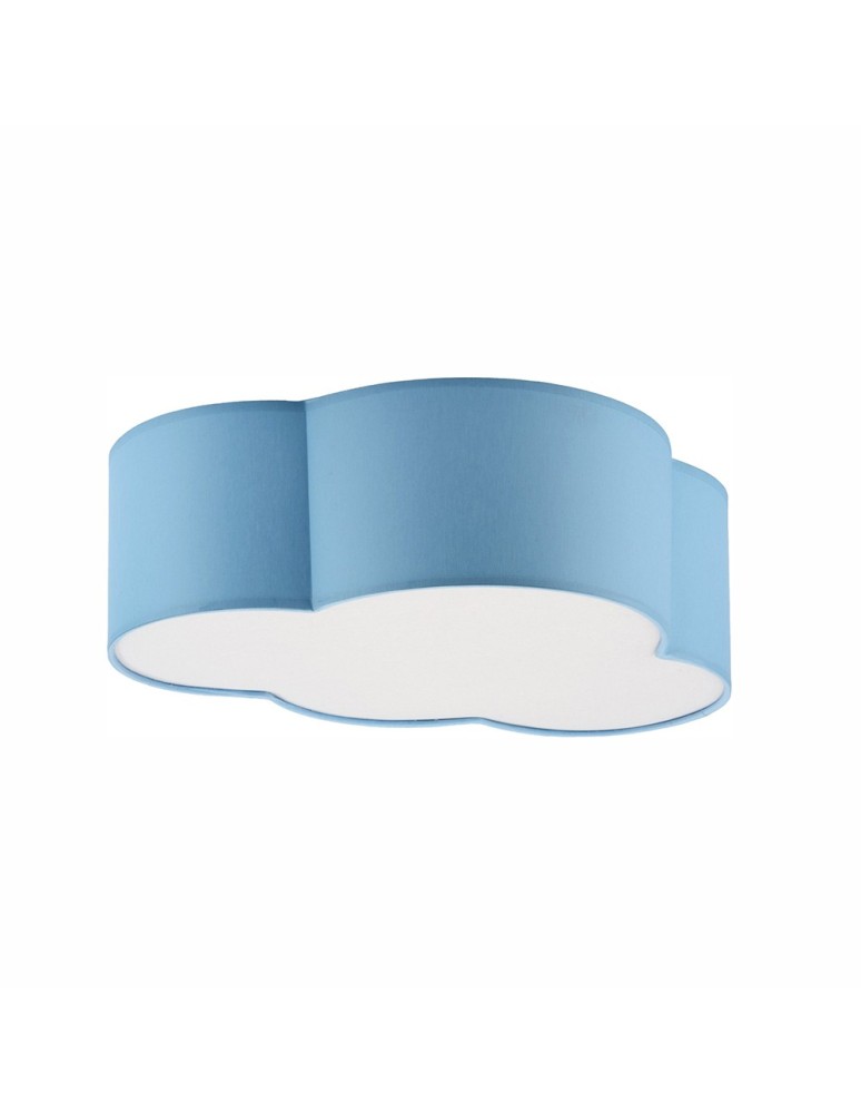 Children's ceiling lamps - TK Lighting CLOUD SUSPENSION LAMP BLUE PASTEL MINI 2 FL 6074 - product kolory-swiatla.pl 1