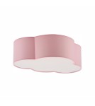 Children's ceiling lamps - TK Lighting CLOUD SUSPENSION LAMBER PASTEL ROSE MINI 2 FL 6075. - product 1