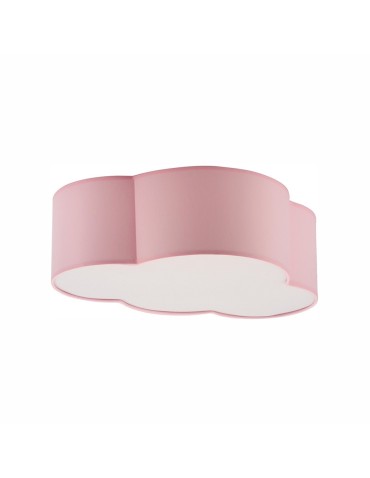 TK Lighting CLOUD LAMPA SUFITOWA RÓŻOWY PASTELOWY MINI 2 PŁ 6075