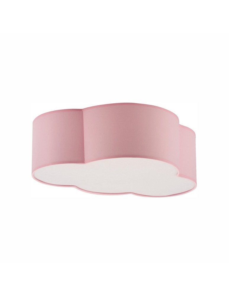 Children's ceiling lamps - TK Lighting CLOUD SUSPENSION LAMBER PASTEL ROSE MINI 2 FL 6075. - product kolory-swiatla.pl 1
