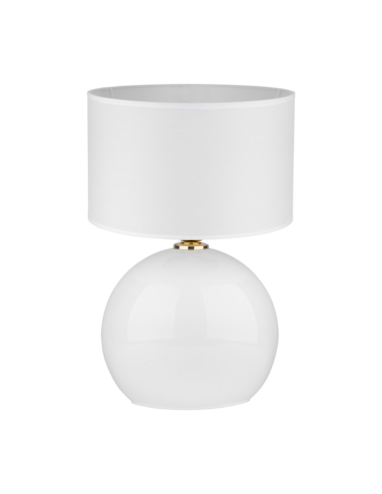 Nightlights - TK Lighting PALLA WHITE 1 FLOOR NIGHT LAMP 5078 - product kolory-swiatla.pl 1