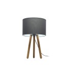 Tripod table lamps - TK Lighting TOKYO NIGHT LAMP 1 FLOOR PINE/GRAPHITE 5296 - product 1