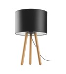 Tripod table lamps - TK Lighting TOKYO NIGHT LAMP 1 FLOOR pine/black 5297 - product 1