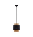 Boho pendant lamps - TK Lighting BOHO BLACK Pendant LAMP 1 FLOOR 200 6540 - product 1