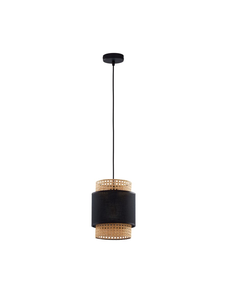 Boho pendant lamps - TK Lighting BOHO BLACK Pendant LAMP 1 FLOOR 200 6540 - product kolory-swiatla.pl 1