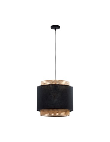 TK Lighting BOHO BLACK Pendant LAMP 1 FL 6542