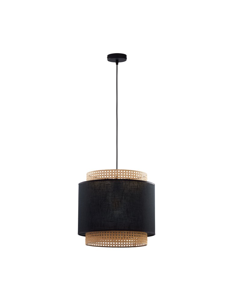 Boho pendant lamps - TK Lighting BOHO BLACK Pendant LAMP 1 FL 6542 - product kolory-swiatla.pl 1