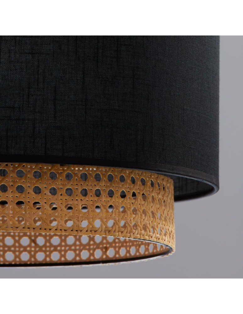 Boho pendant lamps - TK Lighting BOHO BLACK Pendant LAMP 1 FL 6542 - product kolory-swiatla.pl 2