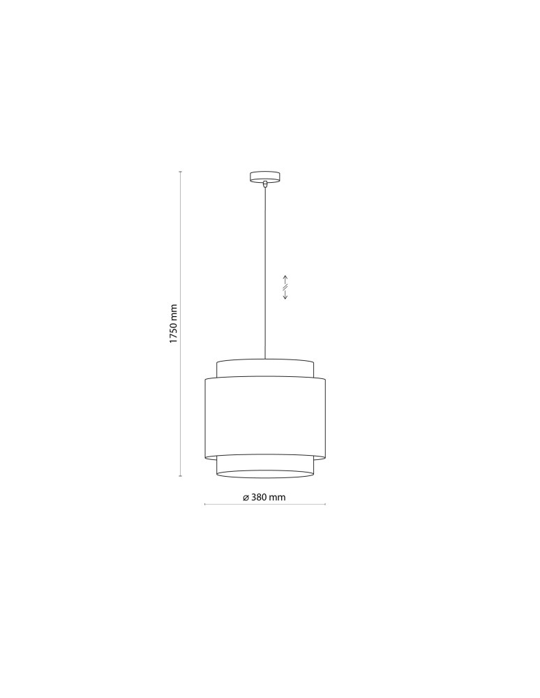 Boho pendant lamps - TK Lighting BOHO BLACK Pendant LAMP 1 FL 6542 - product kolory-swiatla.pl 3