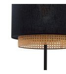 Floor lamps with lampshade - TK Lighting BOHO BLACK FLOOR LAMP1 FL 5568 - product 2