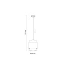 Floor lamps with lampshade - TK Lighting BOHO BLACK FLOOR LAMP1 FL 5568 - product 3