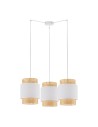 View TK Lighting BOHO WHITE pendant lamp 3 LIGHT 6537