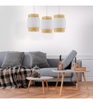 Boho pendant lamps - TK Lighting BOHO WHITE pendant lamp 3 LIGHT 6537 - product 4