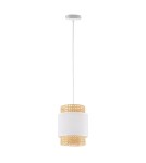 Boho pendant lamps - TK Lighting BOHO WHITE Pendant LAMP 1 FLOOR 200 6528 - product 1