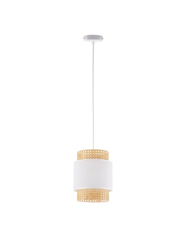 TK Lighting BOHO WHITE Pendant LAMP 1 FLOOR 200 6528