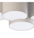 Ceiling lamps with lampshade - TK Lighting MONA NATURE CEILING LAMP 4 FLOOR 6592 - product 2