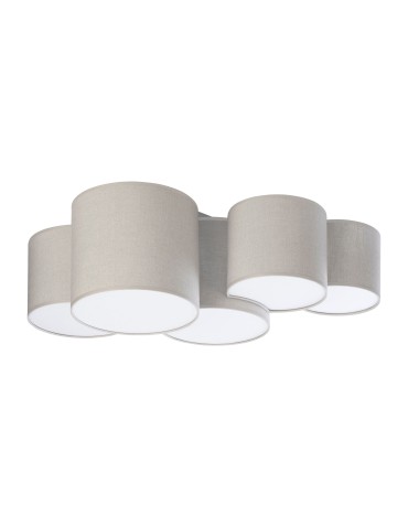 TK Lighting MONA NATURE SUSPENSION LAMP 5 FLOOR 6593