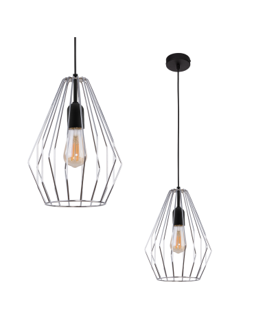 TK Lighting BRYLANT BLACK/CHROME LAMPA WISZĄCA 1 PŁ 799 - produkt 2
