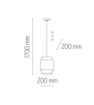 Lampy wiszące boho - TK Lighting BOHO NATURE LAMPA WISZĄCA 1 PŁ 200 6300 - produkt 3