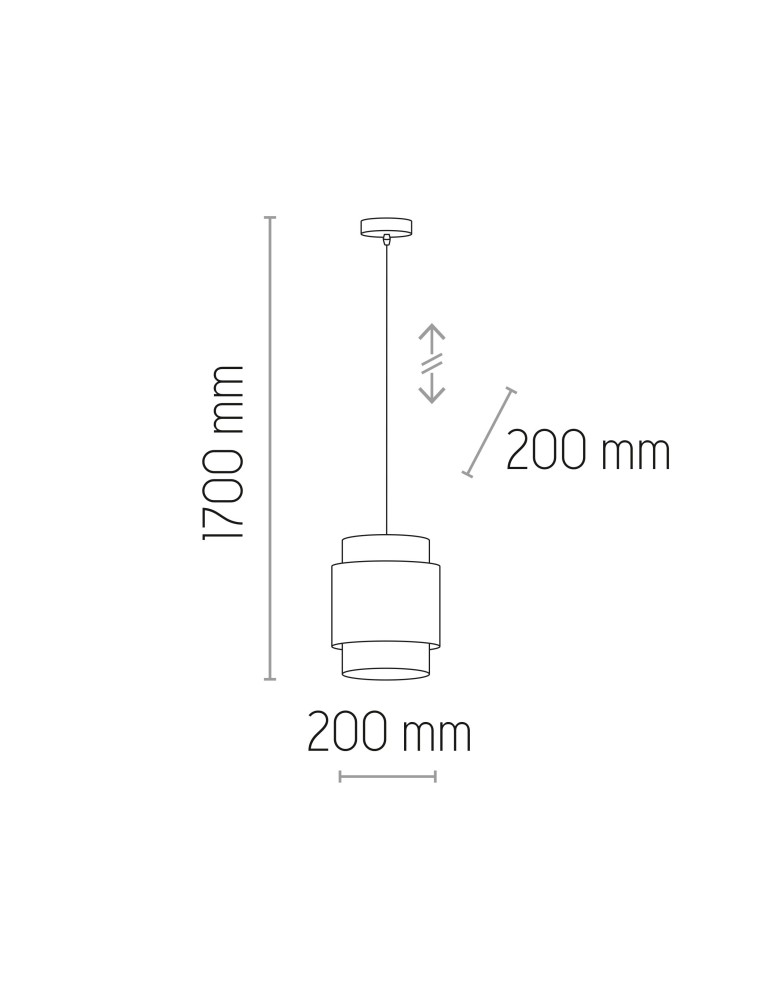 Lampy wiszące boho - TK Lighting BOHO NATURE LAMPA WISZĄCA 1 PŁ 200 6300 - produkt kolory-swiatla.pl 3