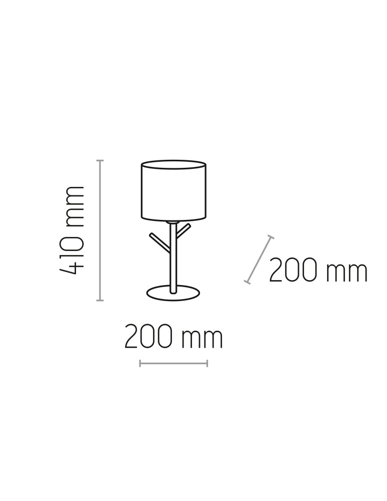 Lampki nocne - TK Lighting ALBERO WHITE LAMPKA NOCNA 1 PŁ 5571 - produkt kolory-swiatla.pl 3
