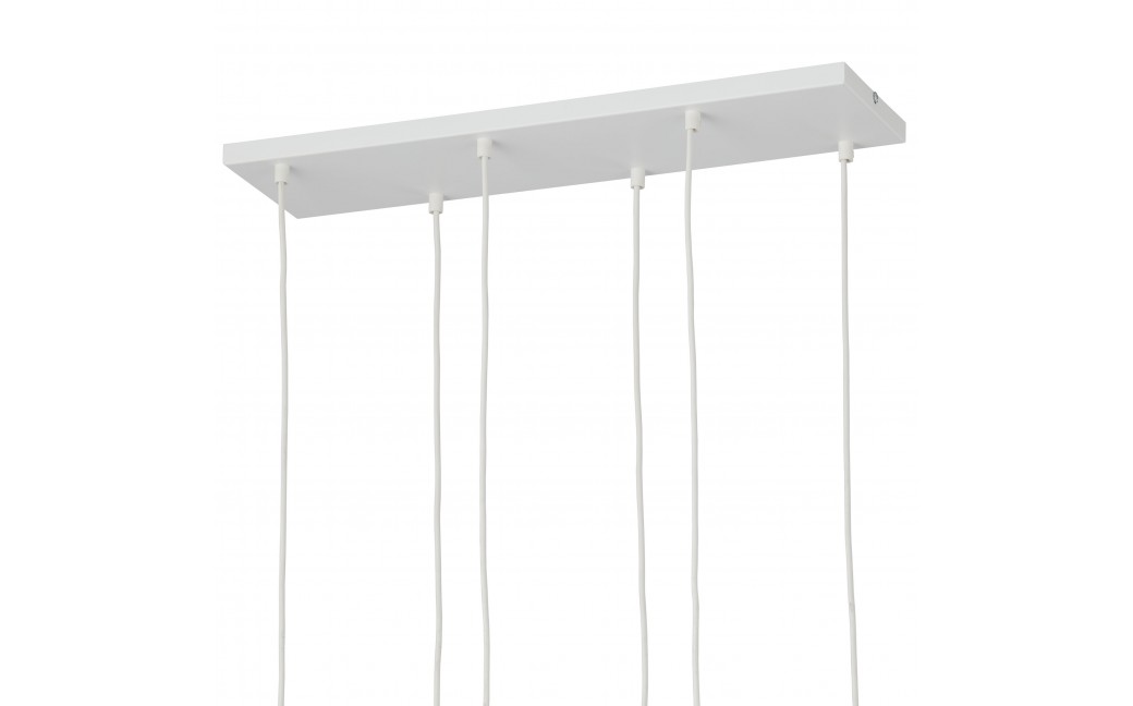 TK Lighting PIANO WHITE LAMPA WISZĄCA 6 PŁ 6428