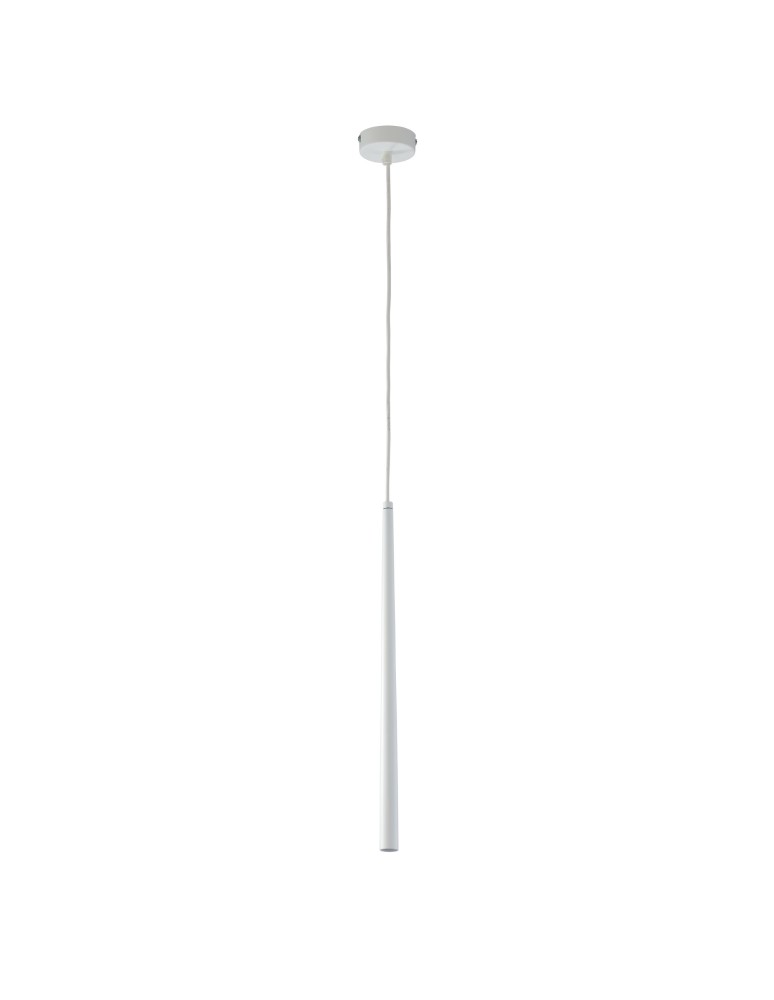 Icicle pendant lamps - TK Lighting PIANO WHITE Pendant LAMP 1 FL 6425 - product kolory-swiatla.pl 1