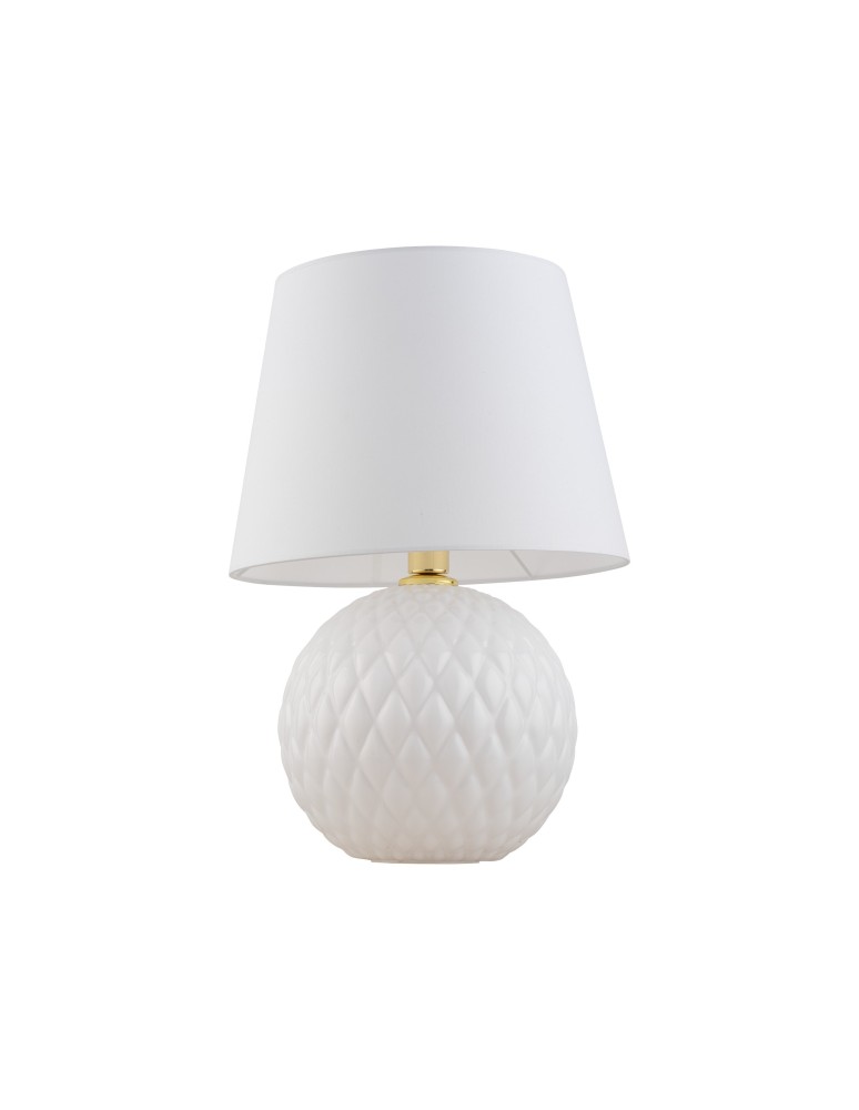 Lampki nocne - TK Lighting SANTANA WHITE LAMPKA NOCNA 1 PŁ 5593 - produkt kolory-swiatla.pl 4