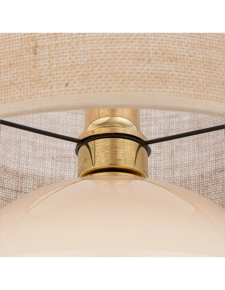 Lampki nocne - TK Lighting PALLA ECRU LAMPKA NOCNA 1 PŁ 5437 - produkt kolory-swiatla.pl 2