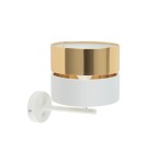 Wall lamps with lampshade - TK Lighting HILTON WHITE/GOLD SHINKIT 1 FL 4770 - product 3