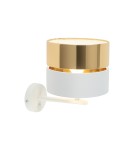 Wall lamps with lampshade - TK Lighting HILTON WHITE/GOLD SHINKIT 1 FL 4770 - product 4