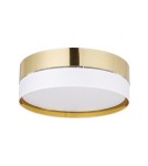 Modern ceiling lamps - TK Lighting HILTON WHITE/GOLD CEILING LAMP 3 LIGHT 450 4772 - product 1