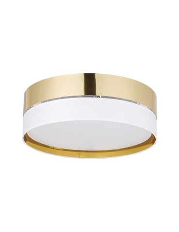 TK Lighting HILTON WHITE/GOLD LAMPA SUFITOWA 3 PŁ 450 4772