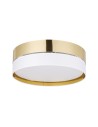 View TK Lighting HILTON WHITE/GOLD CEILING LAMP 3 LIGHT 450 4772