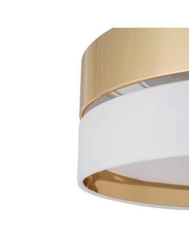 TK Lighting HILTON WHITE/GOLD LAMPA SUFITOWA 3 PŁ 450 4772 - produkt 2