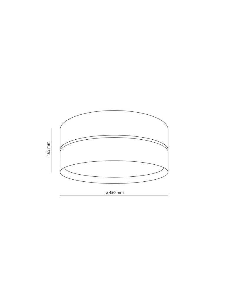 Modern ceiling lamps - TK Lighting HILTON WHITE/GOLD CEILING LAMP 3 LIGHT 450 4772 - product kolory-swiatla.pl 3
