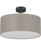 Round ceiling lamps - TK Lighting RONDO LINEN CEILING LAMPS 4 FLOOR 400 PITCH 6247 - product 1