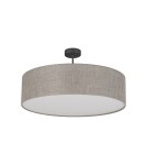 Round ceiling lamps - TK Lighting RONDO LINEN CEILING LAMPS 4 FLOOR 600 PITCH 6248 - product 1