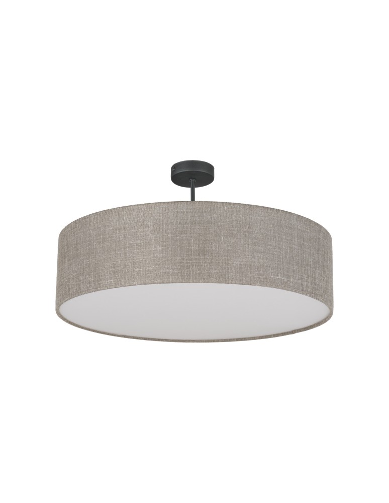 Round ceiling lamps - TK Lighting RONDO LINEN CEILING LAMPS 4 FLOOR 600 PITCH 6248 - product kolory-swiatla.pl 1