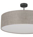 Round ceiling lamps - TK Lighting RONDO LINEN CEILING LAMPS 4 FLOOR 600 PITCH 6248 - product 2