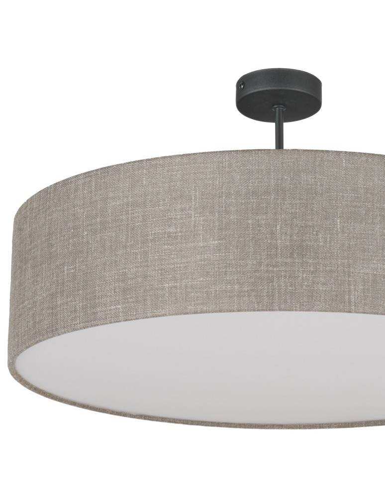Round ceiling lamps - TK Lighting RONDO LINEN CEILING LAMPS 4 FLOOR 600 PITCH 6248 - product kolory-swiatla.pl 2