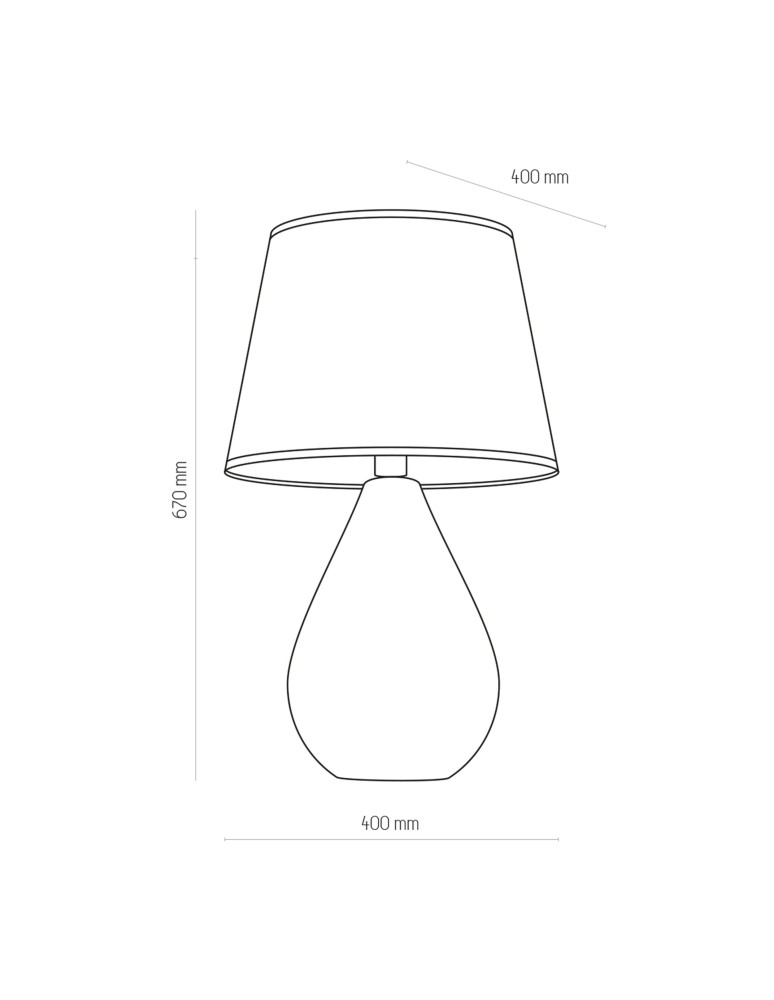 Nightlights - TK Lighting LACRIMA WHITE NIGHT LAMP 1 LIGHT 5459 - product kolory-swiatla.pl 3