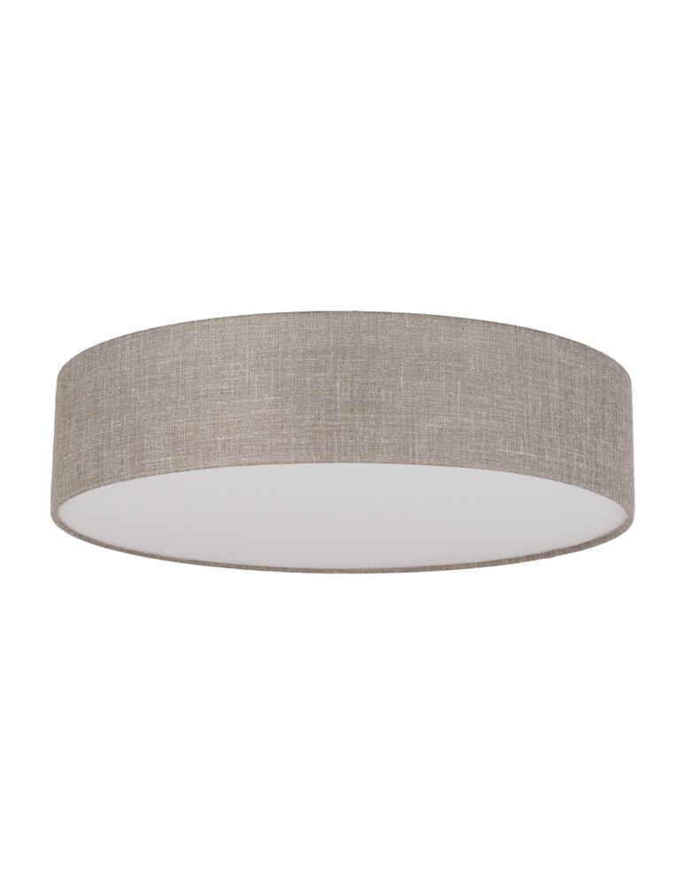 Round ceiling lamps - TK Lighting RONDO LINEN SUSPENSION LAMP 6 FLOOR 780 5638 - product kolory-swiatla.pl 1