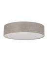 View TK Lighting RONDO LINEN SUSPENSION LAMP 6 FLOOR 780 5638