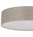 Round ceiling lamps - TK Lighting RONDO LINEN SUSPENSION LAMP 6 FLOOR 780 5638 - product 2